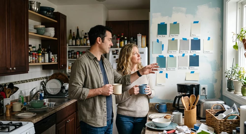 Live with a space for a while before making big, expensive changes.