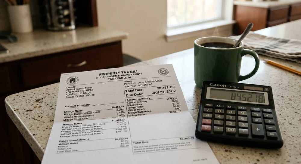 Your annual tax bill depends on your home value and local tax rates.