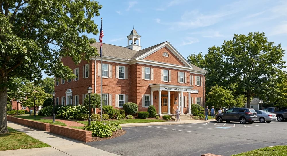 Your local county tax office processes your application.