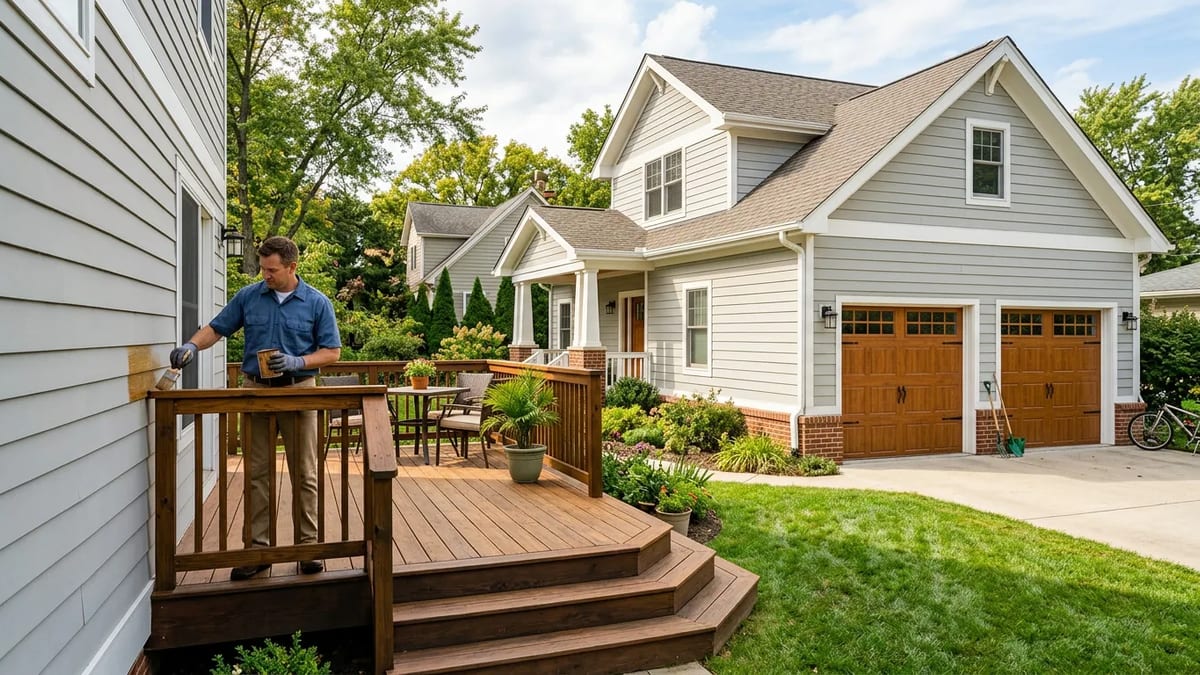 Exterior: Siding, Garage & Decks