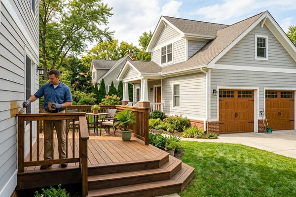 Exterior: Siding, Garage & Decks