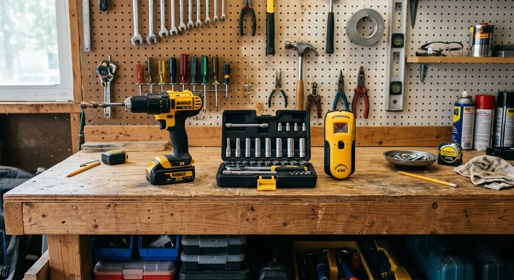 A basic set of good tools will save you hundreds of dollars in handyman fees.