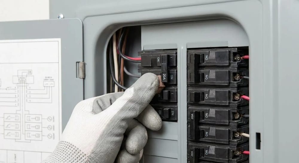 Resetting a tripped breaker is a safe and simple task.